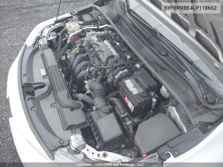 2020 TOYOTA COROLLA VIN 5YFBPRBE4LP118662 — фото 10