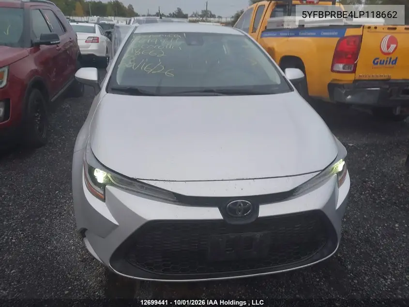 2020 TOYOTA COROLLA VIN 5YFBPRBE4LP118662 — фото 12