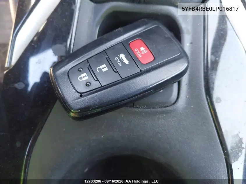 2020 TOYOTA COROLLA VIN 5YFB4RBE0LP016817 — фото 11