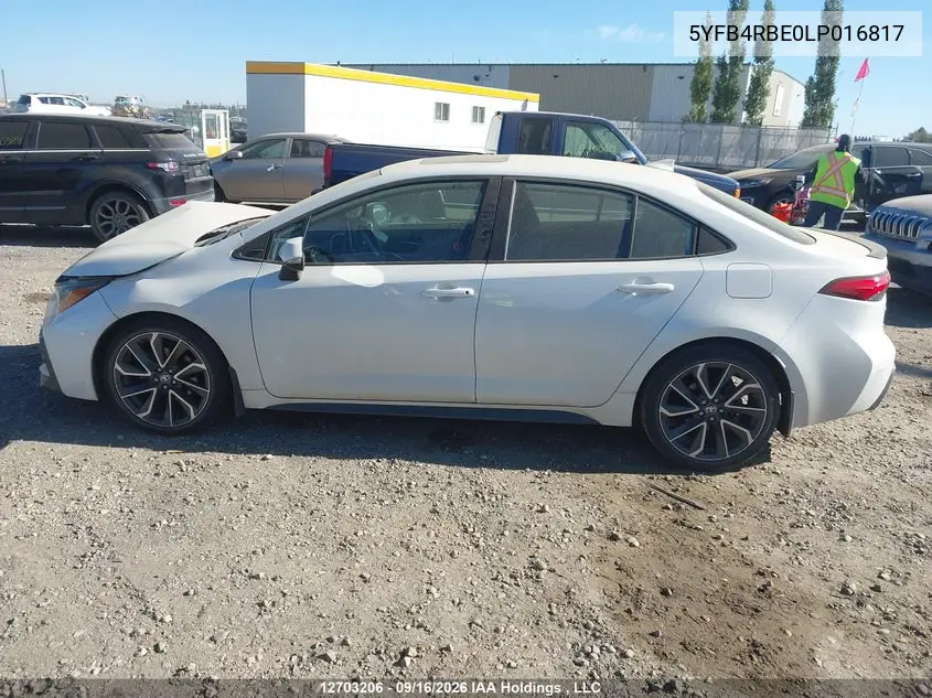 2020 TOYOTA COROLLA VIN 5YFB4RBE0LP016817 — фото 14