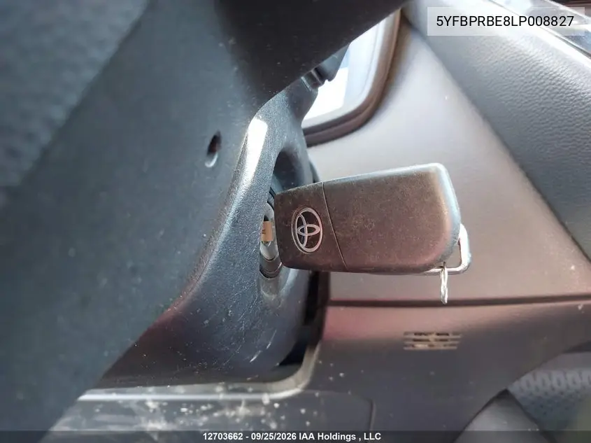 2020 TOYOTA COROLLA VIN 5YFBPRBE8LP008827 — фото 11