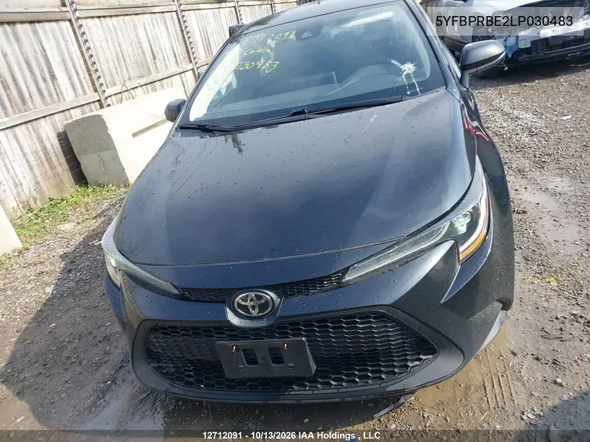 2020 TOYOTA COROLLA VIN 5YFBPRBE2LP030483 — фото 12
