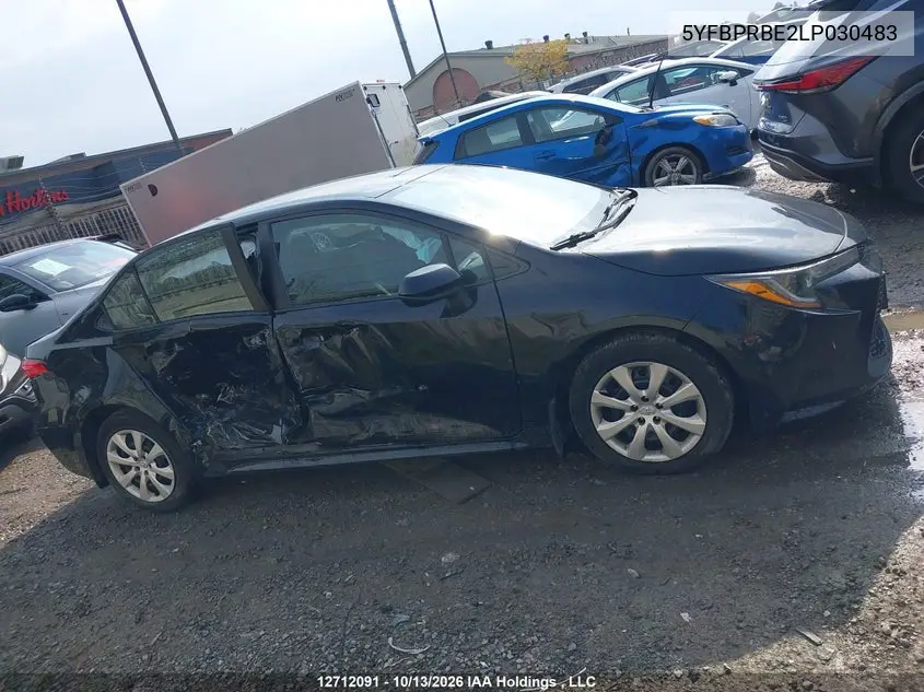 2020 TOYOTA COROLLA VIN 5YFBPRBE2LP030483 — фото 13
