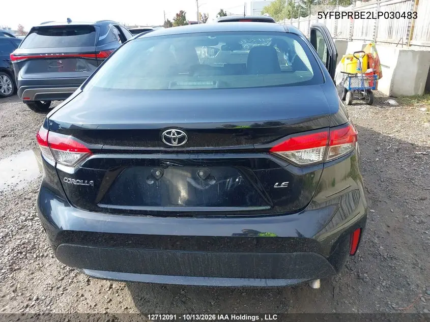 2020 TOYOTA COROLLA VIN 5YFBPRBE2LP030483 — фото 16