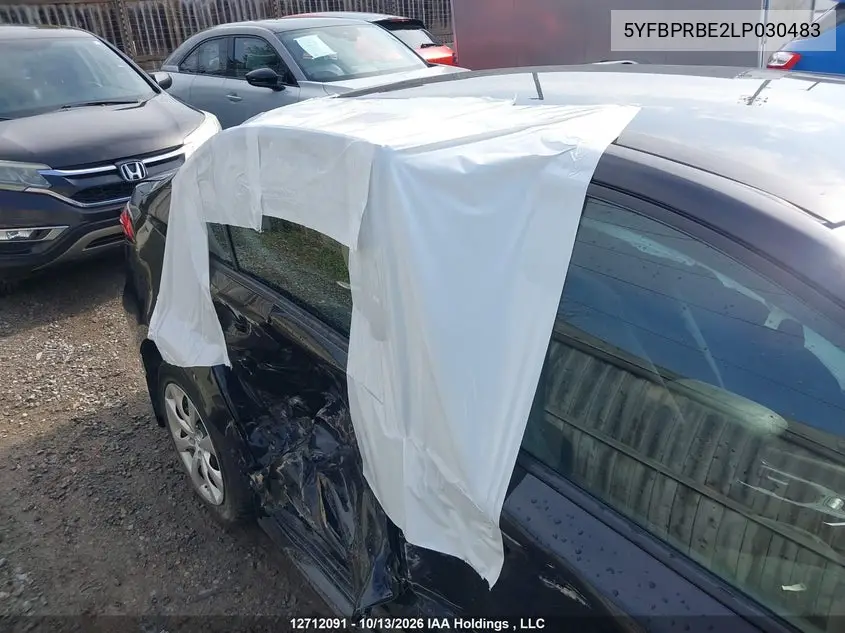 2020 TOYOTA COROLLA VIN 5YFBPRBE2LP030483 — фото 17