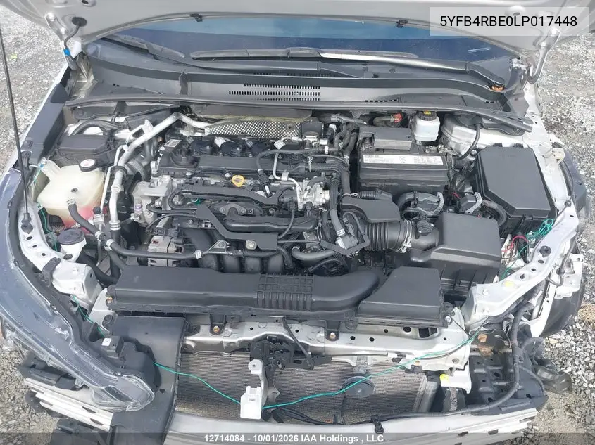 2020 TOYOTA COROLLA VIN 5YFB4RBE0LP017448 — фото 10