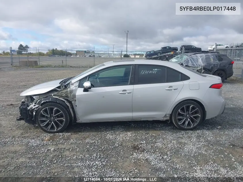 2020 TOYOTA COROLLA VIN 5YFB4RBE0LP017448 — фото 15