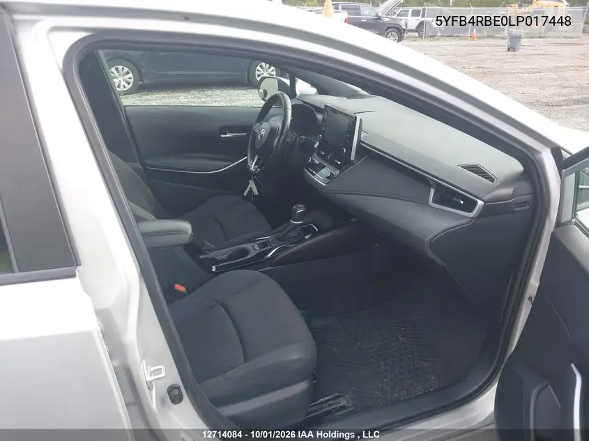 2020 TOYOTA COROLLA VIN 5YFB4RBE0LP017448 — фото 5