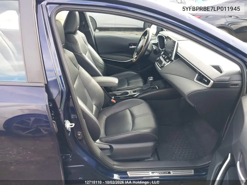 2020 TOYOTA COROLLA VIN 5YFBPRBE7LP011945 — фото 5