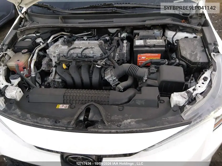 2020 TOYOTA COROLLA VIN 5YFBPRBE9LP041142 — фото 10