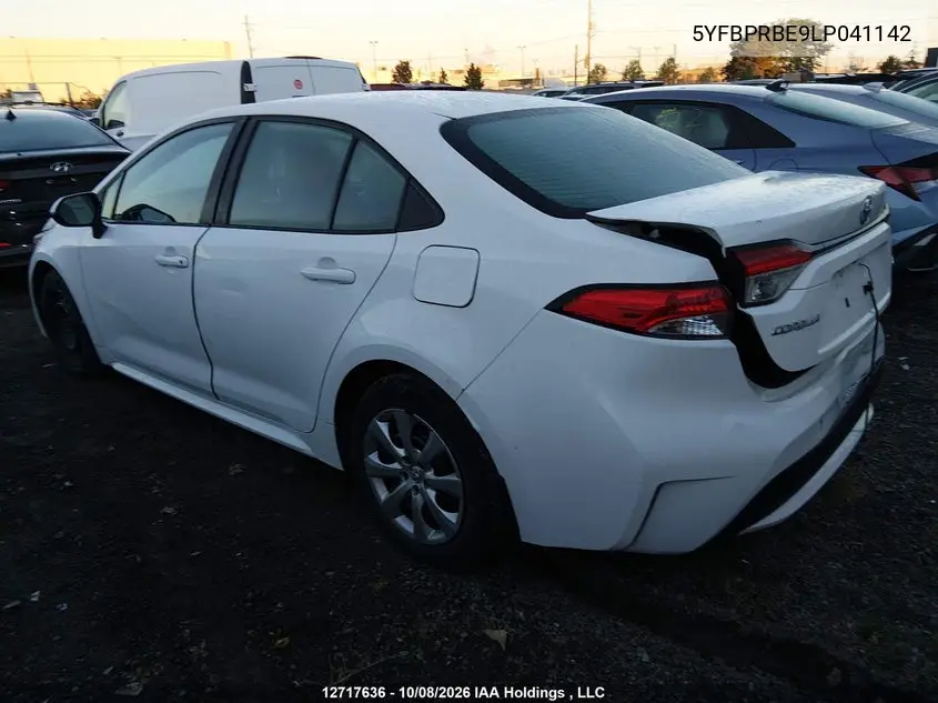 2020 TOYOTA COROLLA VIN 5YFBPRBE9LP041142 — фото 14