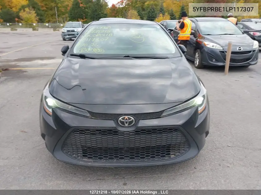 2020 TOYOTA COROLLA VIN 5YFBPRBE1LP117307 — фото 12