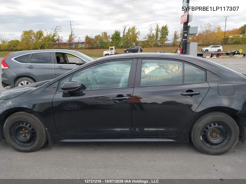 2020 TOYOTA COROLLA VIN 5YFBPRBE1LP117307 — фото 14