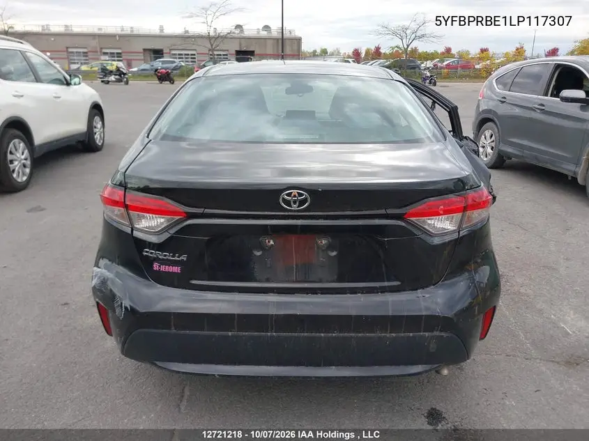 2020 TOYOTA COROLLA VIN 5YFBPRBE1LP117307 — фото 16