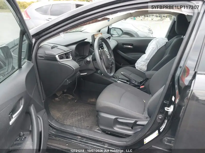 2020 TOYOTA COROLLA VIN 5YFBPRBE1LP117307 — фото 5