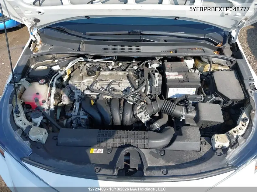 2020 TOYOTA COROLLA VIN 5YFBPRBEXLP048777 — фото 10