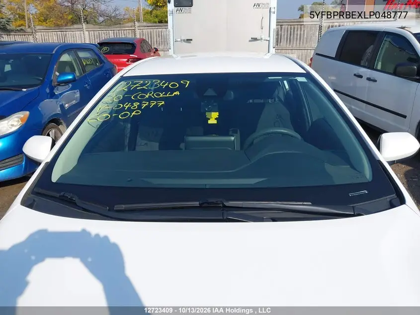 2020 TOYOTA COROLLA VIN 5YFBPRBEXLP048777 — фото 17