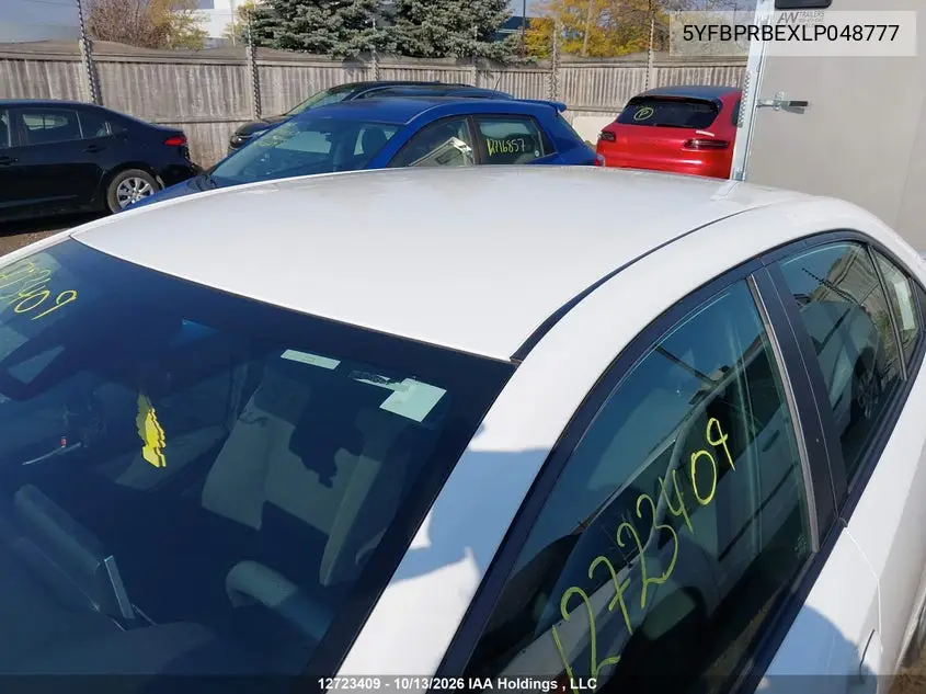 2020 TOYOTA COROLLA VIN 5YFBPRBEXLP048777 — фото 6