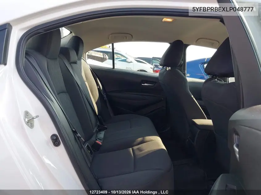 2020 TOYOTA COROLLA VIN 5YFBPRBEXLP048777 — фото 8