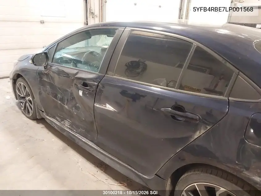 2020 TOYOTA COROLLA VIN 5YFB4RBE7LP001568 — фото 15