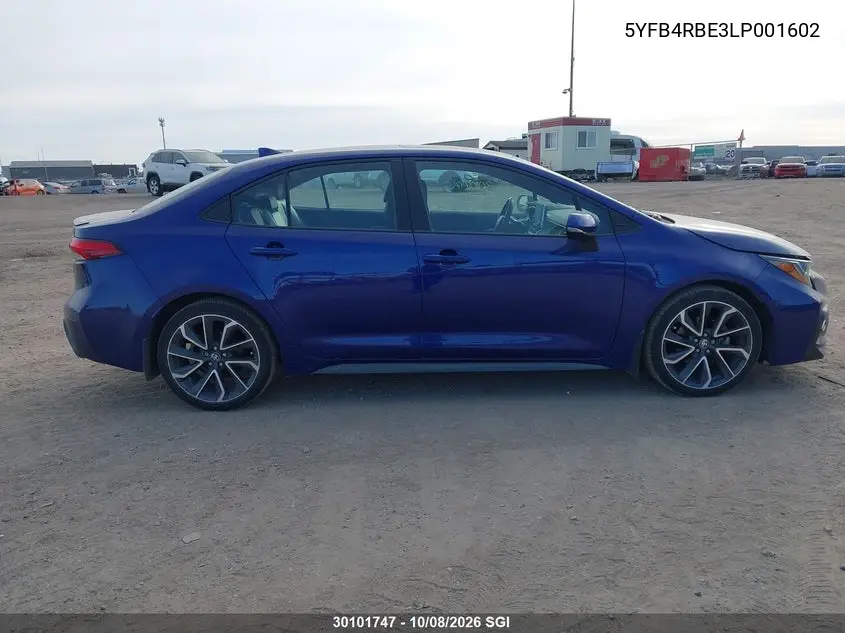 2020 TOYOTA COROLLA VIN 5YFB4RBE3LP001602 — фото 13