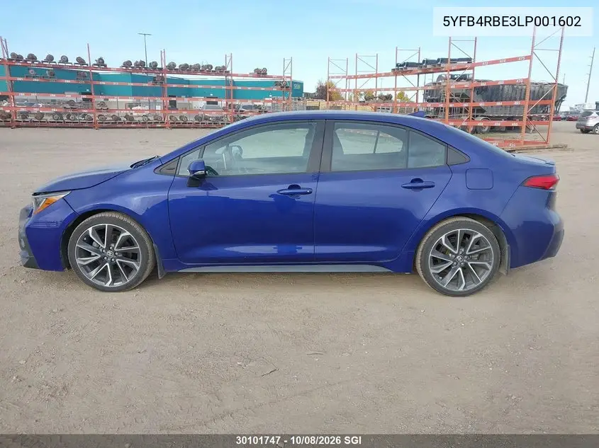 2020 TOYOTA COROLLA VIN 5YFB4RBE3LP001602 — фото 14