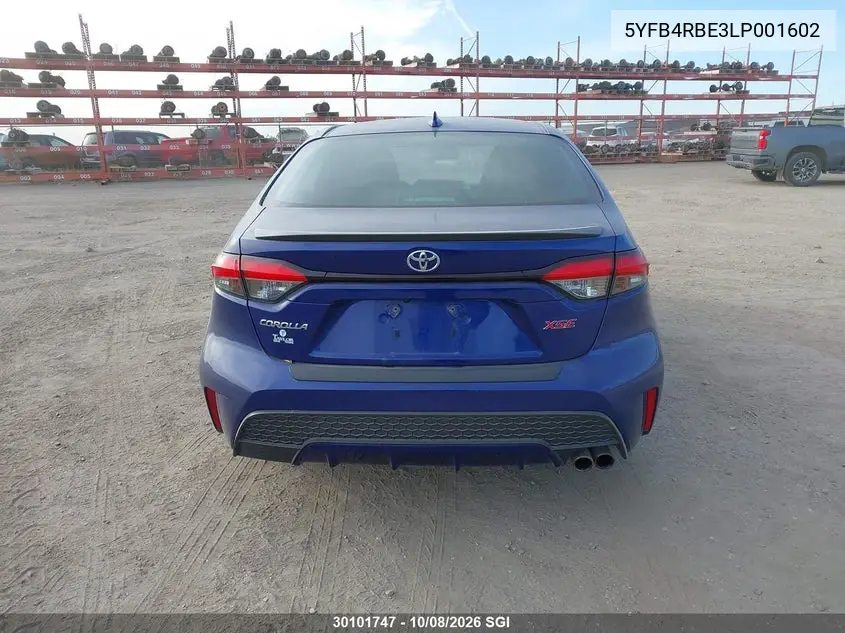 2020 TOYOTA COROLLA VIN 5YFB4RBE3LP001602 — фото 16