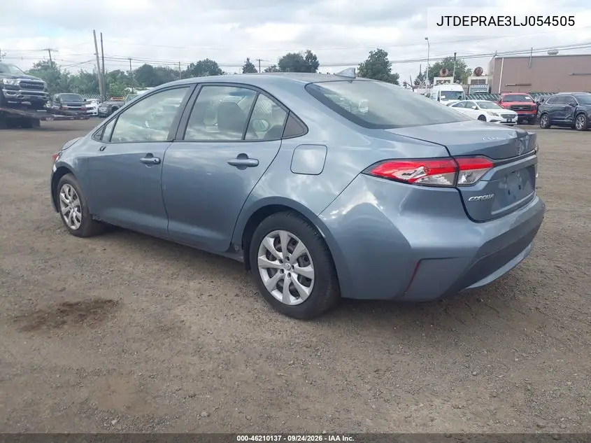 2020 TOYOTA COROLLA VIN JTDEPRAE3LJ054505 — фото 3