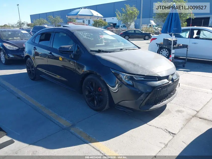 TOYOTA COROLLA 2020, VIN JTDHPRAE1LJ009527