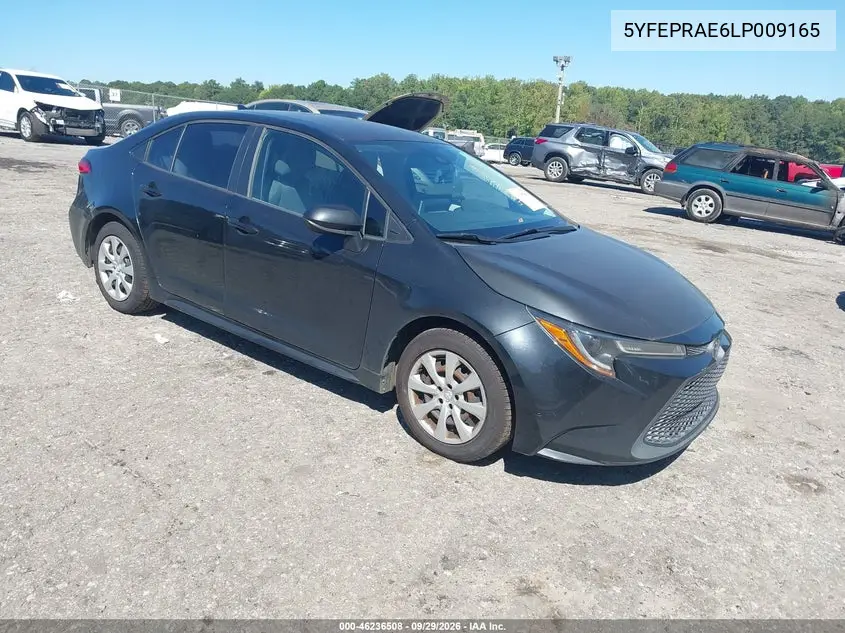TOYOTA COROLLA 2020, VIN 5YFEPRAE6LP009165