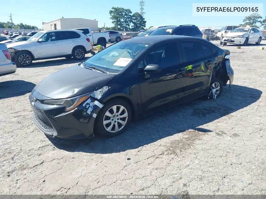 2020 TOYOTA COROLLA VIN 5YFEPRAE6LP009165 — фото 2