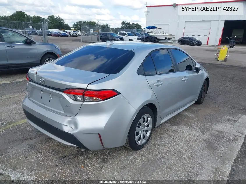 2020 TOYOTA COROLLA VIN 5YFEPRAE2LP142327 — фото 4