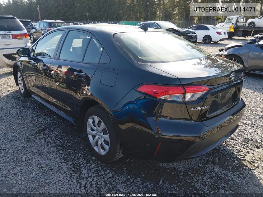 2020 TOYOTA COROLLA VIN JTDEPRAEXLJ014471 — фото 3