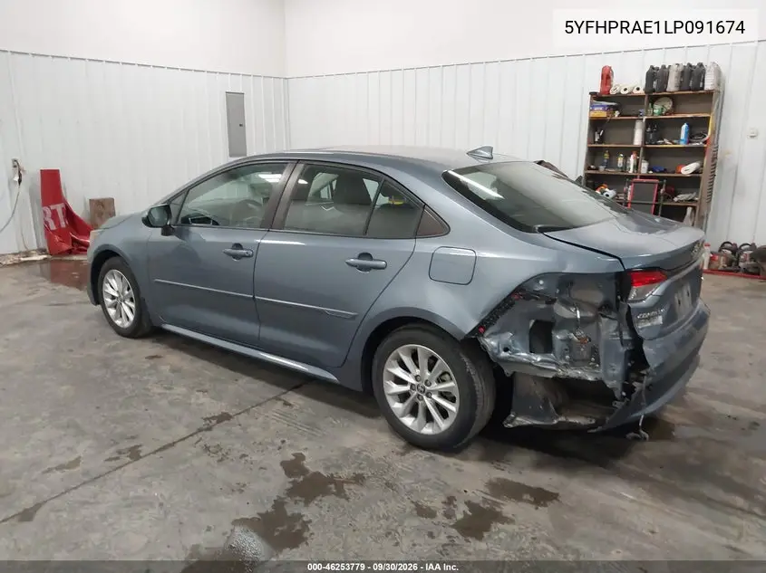 2020 TOYOTA COROLLA VIN 5YFHPRAE1LP091674 — фото 3