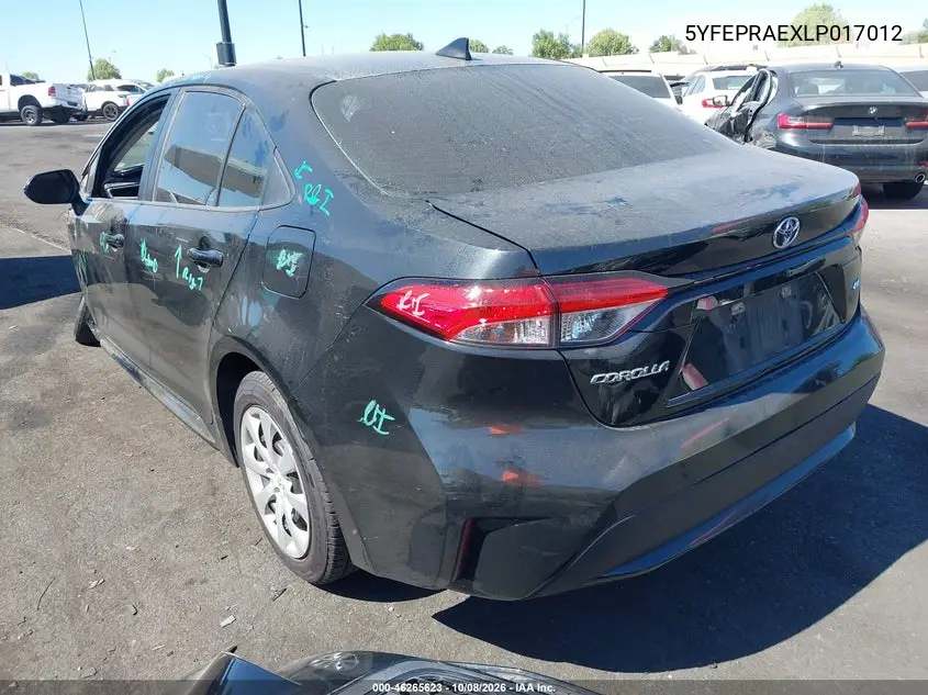 2020 TOYOTA COROLLA VIN 5YFEPRAEXLP017012 — фото 3