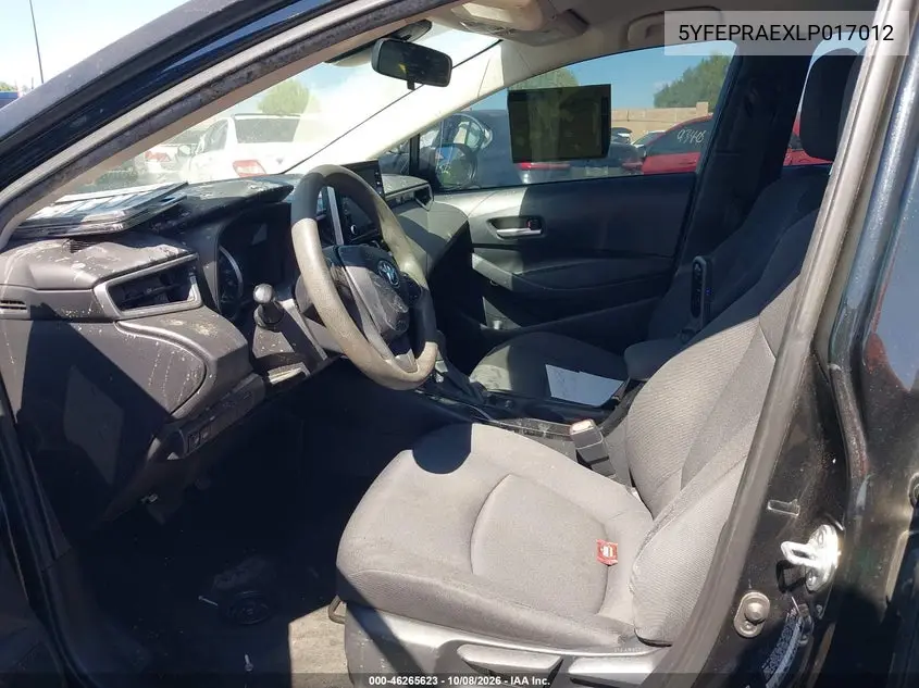 2020 TOYOTA COROLLA VIN 5YFEPRAEXLP017012 — фото 5