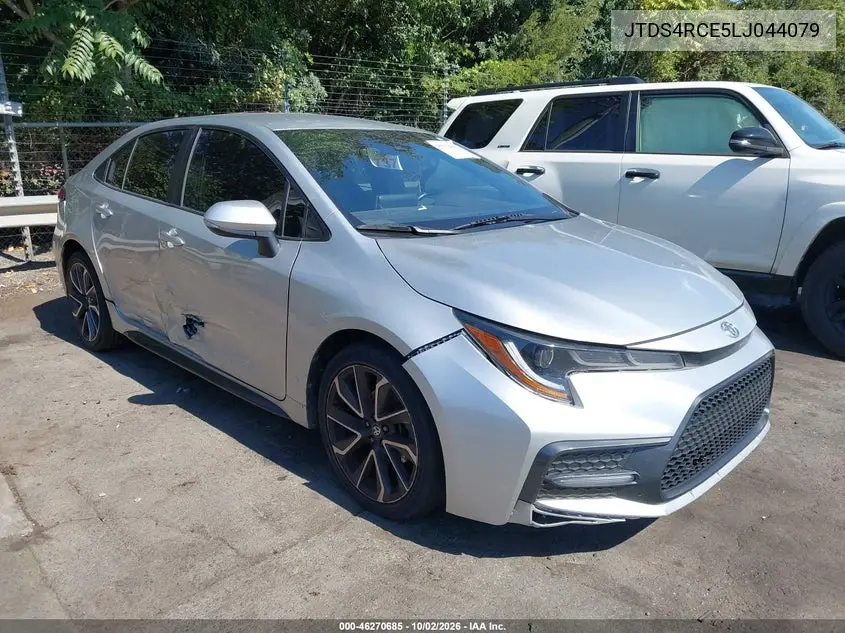 TOYOTA COROLLA 2020, VIN JTDS4RCE5LJ044079