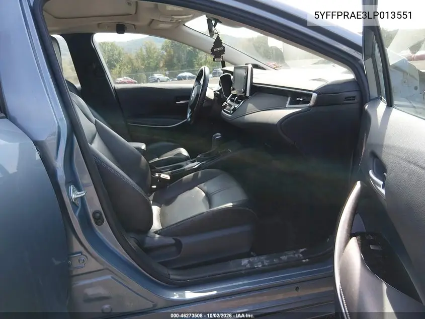 2020 TOYOTA COROLLA VIN 5YFFPRAE3LP013551 — фото 5