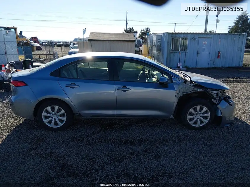 2020 TOYOTA COROLLA VIN JTDEPRAE3LJ035355 — фото 14