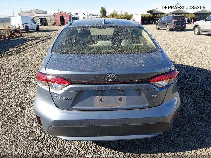 2020 TOYOTA COROLLA VIN JTDEPRAE3LJ035355 — фото 17