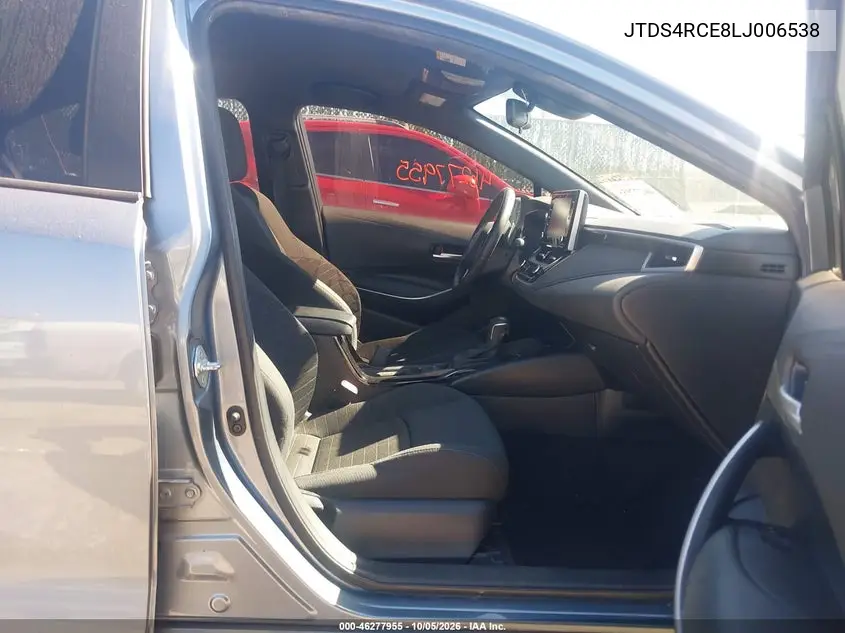 2020 TOYOTA COROLLA VIN JTDS4RCE8LJ006538 — фото 5
