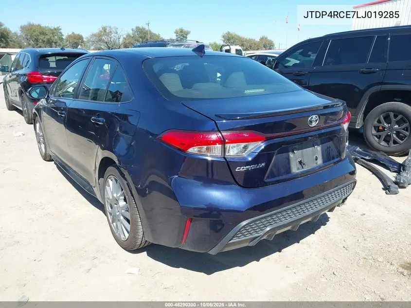 2020 TOYOTA COROLLA VIN JTDP4RCE7LJ019285 — фото 3