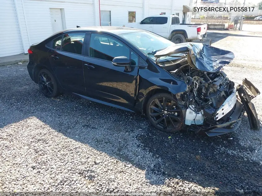 TOYOTA COROLLA 2020, VIN 5YFS4RCEXLP055817