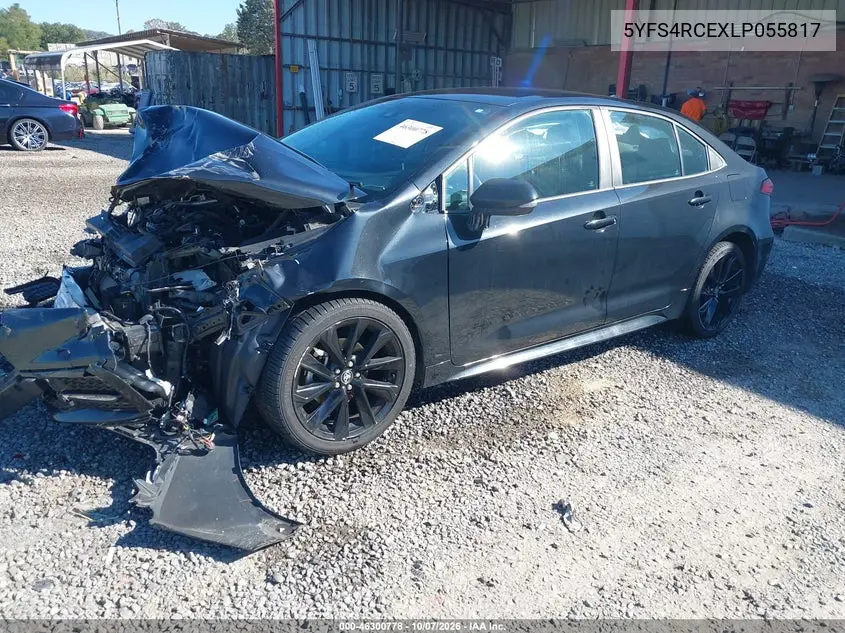 2020 TOYOTA COROLLA VIN 5YFS4RCEXLP055817 — фото 2