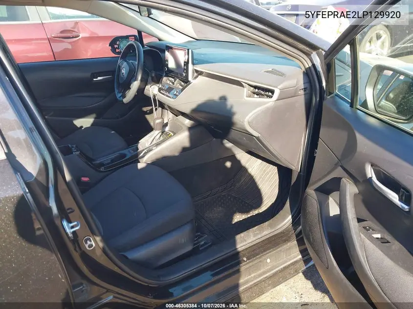 2020 TOYOTA COROLLA VIN 5YFEPRAE2LP129920 — фото 5