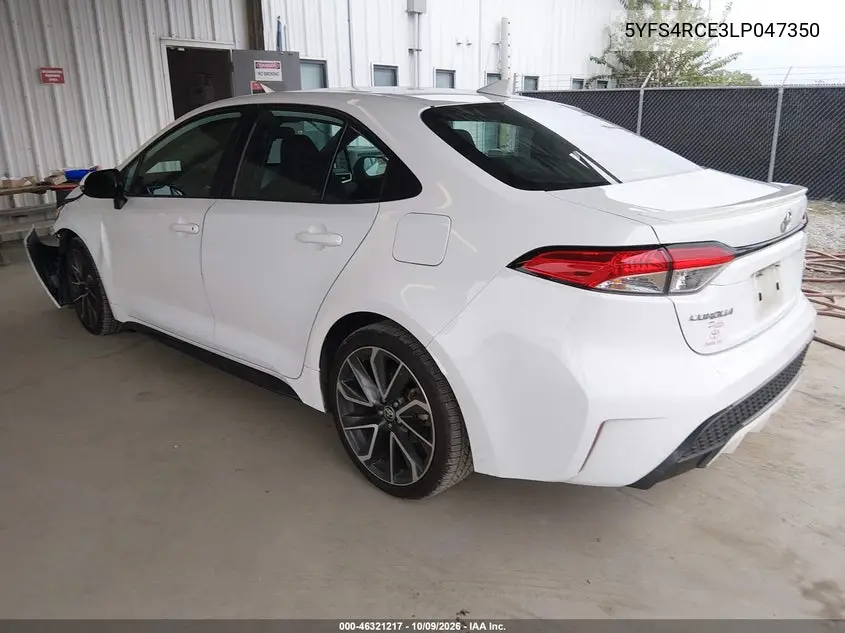 2020 TOYOTA COROLLA VIN 5YFS4RCE3LP047350 — фото 3