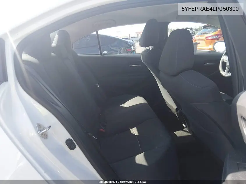 2020 TOYOTA COROLLA VIN 5YFEPRAE4LP050300 — фото 8