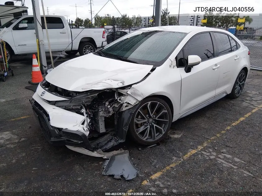 2020 TOYOTA COROLLA VIN JTDS4RCE4LJ040556 — фото 2