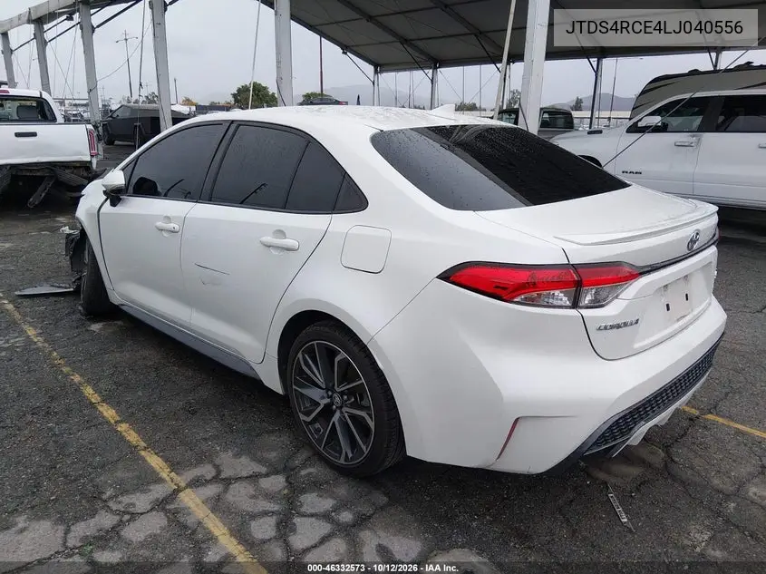 2020 TOYOTA COROLLA VIN JTDS4RCE4LJ040556 — фото 3