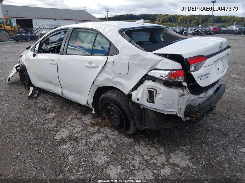 2020 TOYOTA COROLLA VIN JTDEPRAE0LJ047379 — фото 3